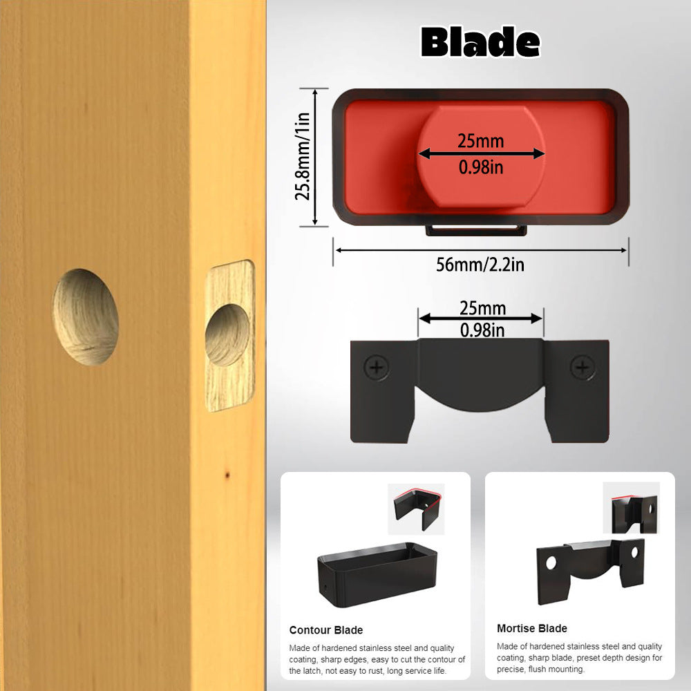 Door Latch Mortise Tool Kit