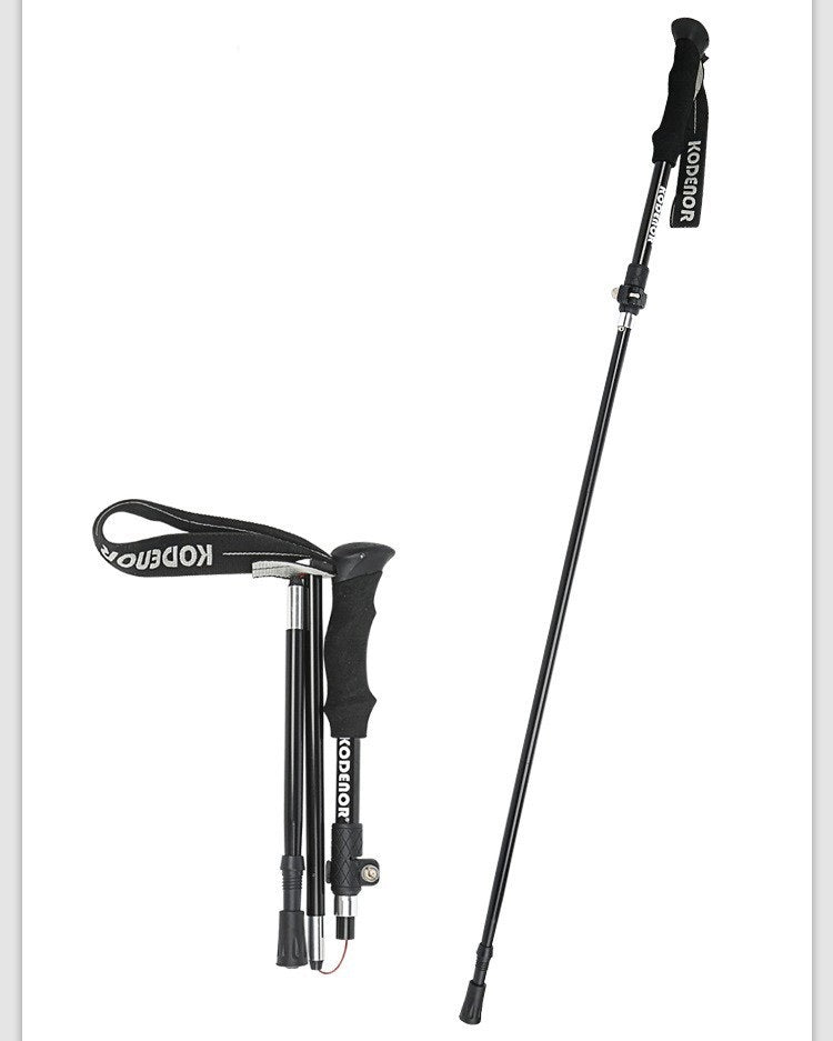 # Five-Section Folding Aluminum Alloy Hiking Poles