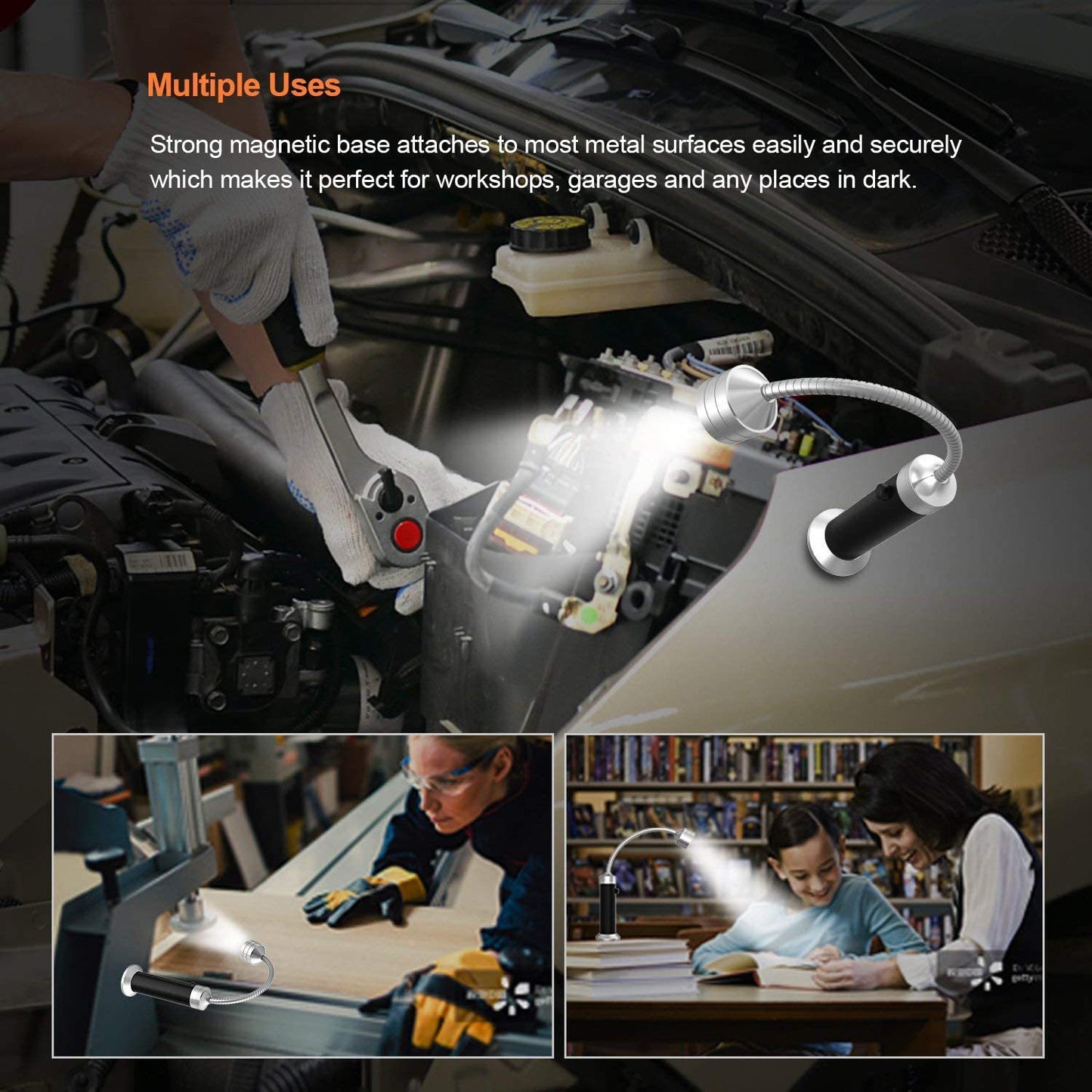 Multifunctional Bendable LED Work Light