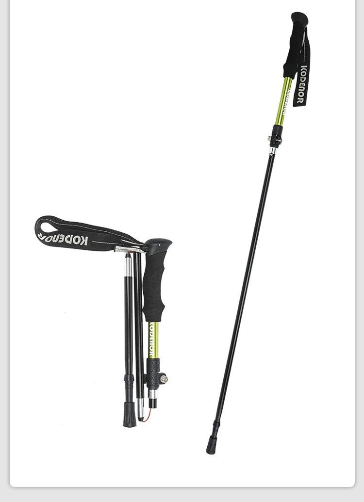 # Five-Section Folding Aluminum Alloy Hiking Poles