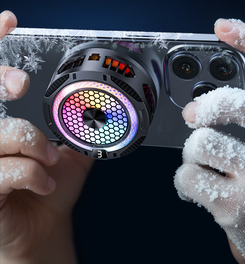 Magnetic Dual-Core Semiconductor Phone Cooler