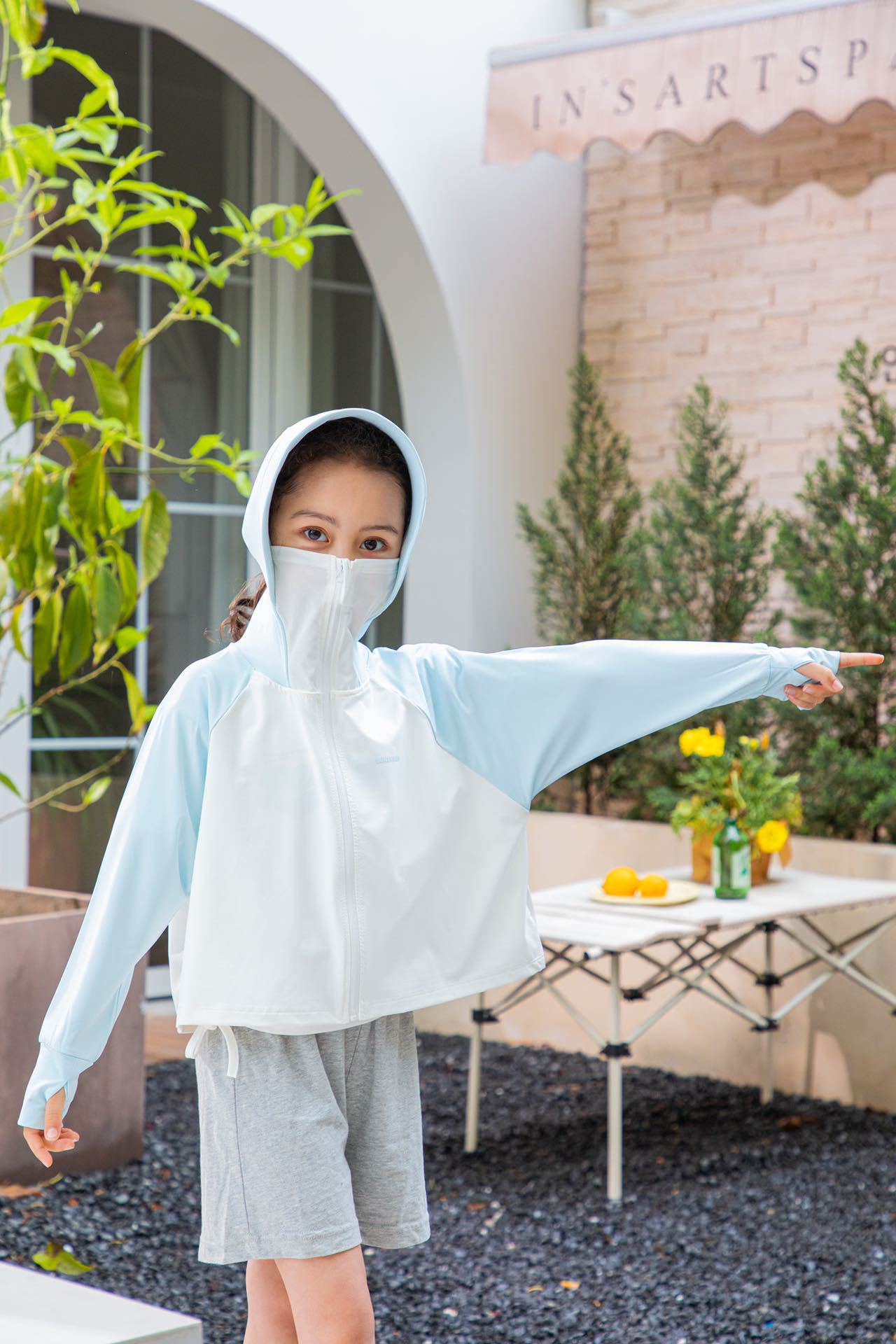 Children's Ice Silk Breathable Sun Protection Clothing