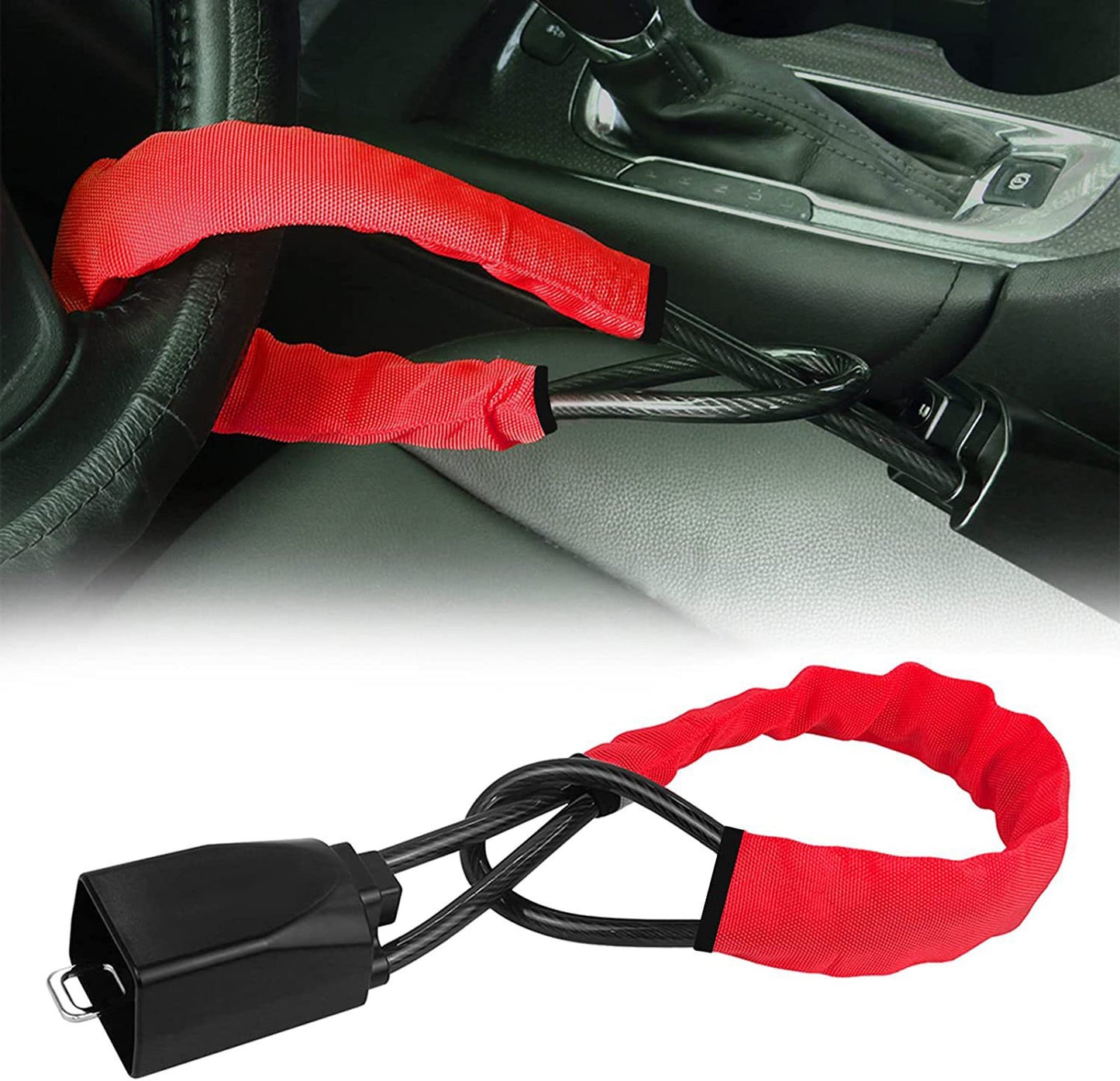 # Stainless Steel Steering Wheel Anti-theft Lock