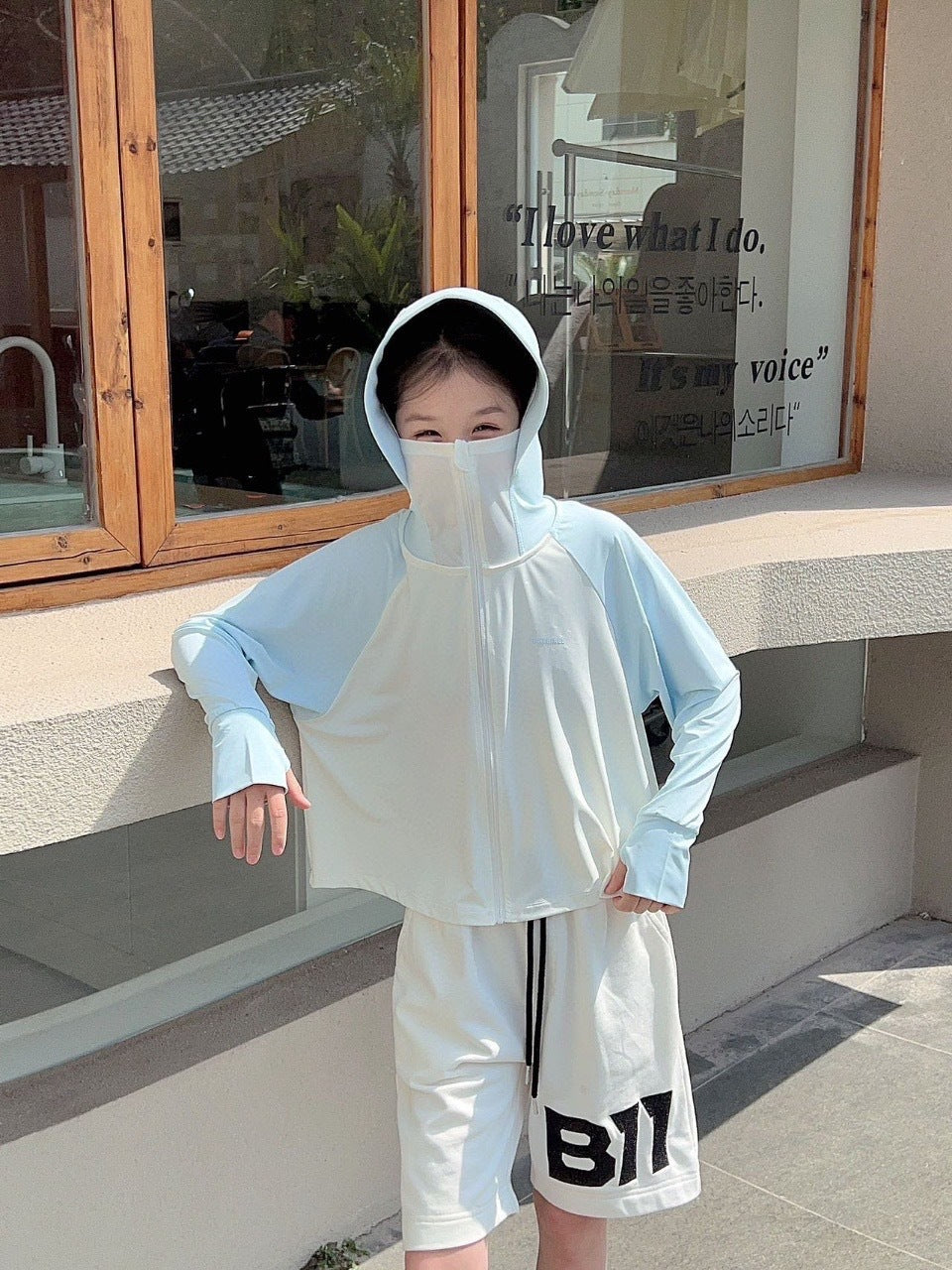 Children's Ice Silk Breathable Sun Protection Clothing