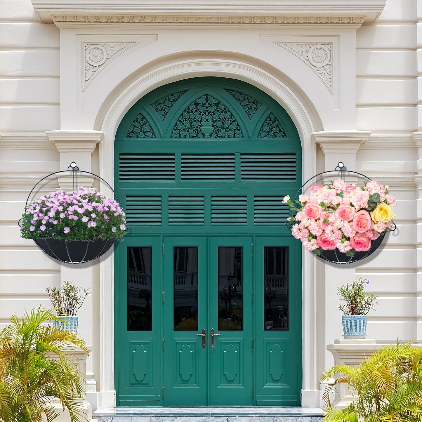 # Felt Semi-Circular Flower Pot Liners