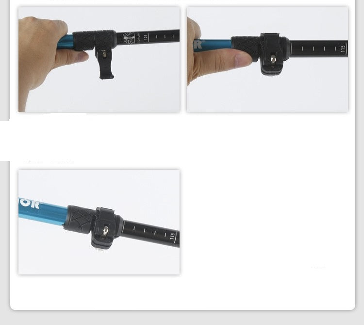 # Five-Section Folding Aluminum Alloy Hiking Poles