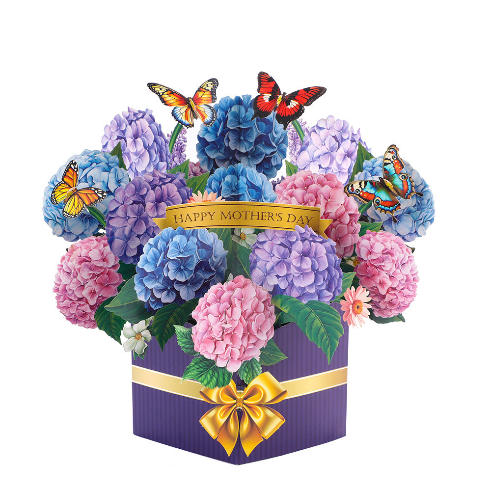 # 3D Pop-Up Flower Bouquet/Creative Greeting Card Ornament