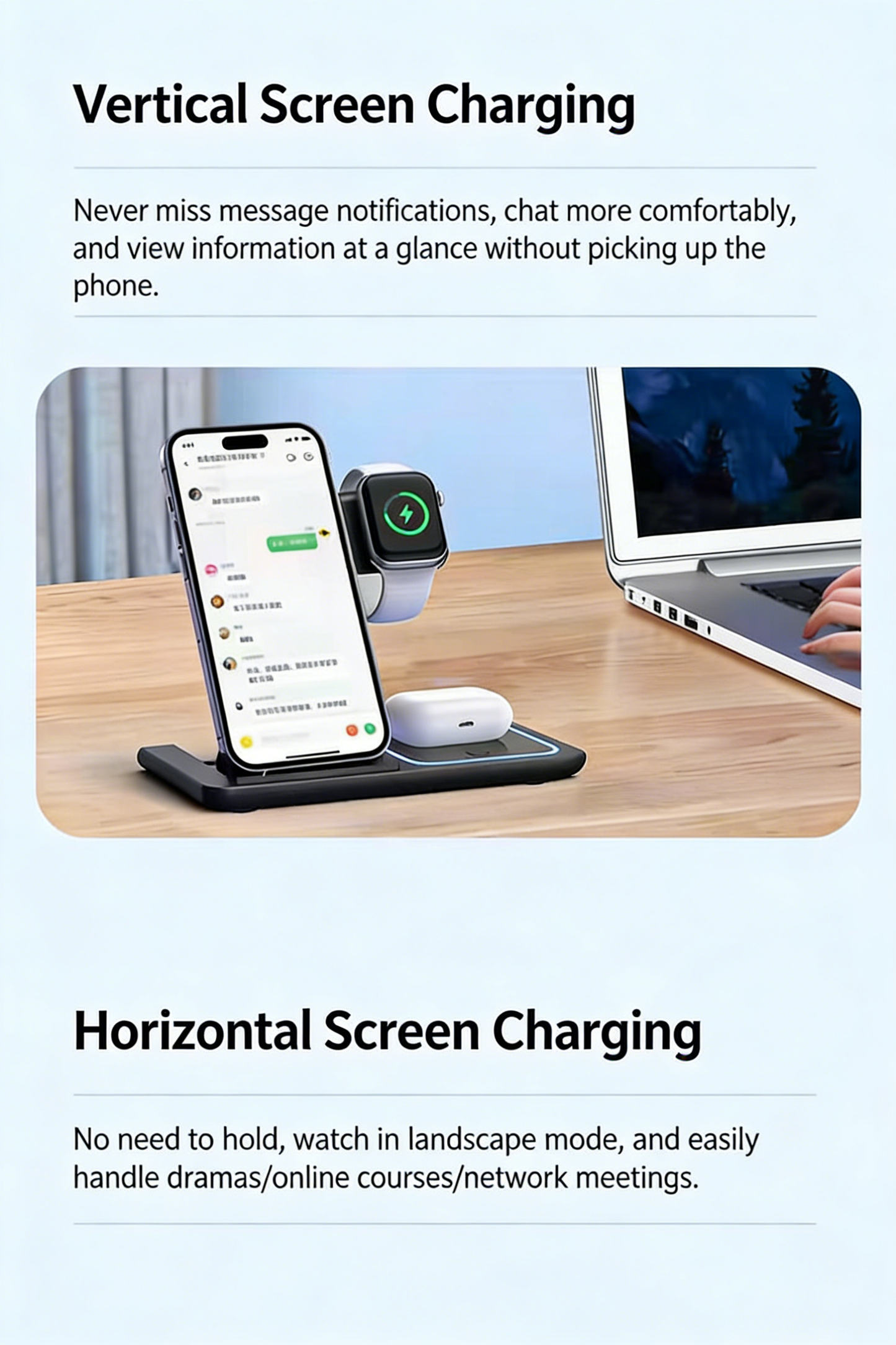 3-in-1 Wireless Charger