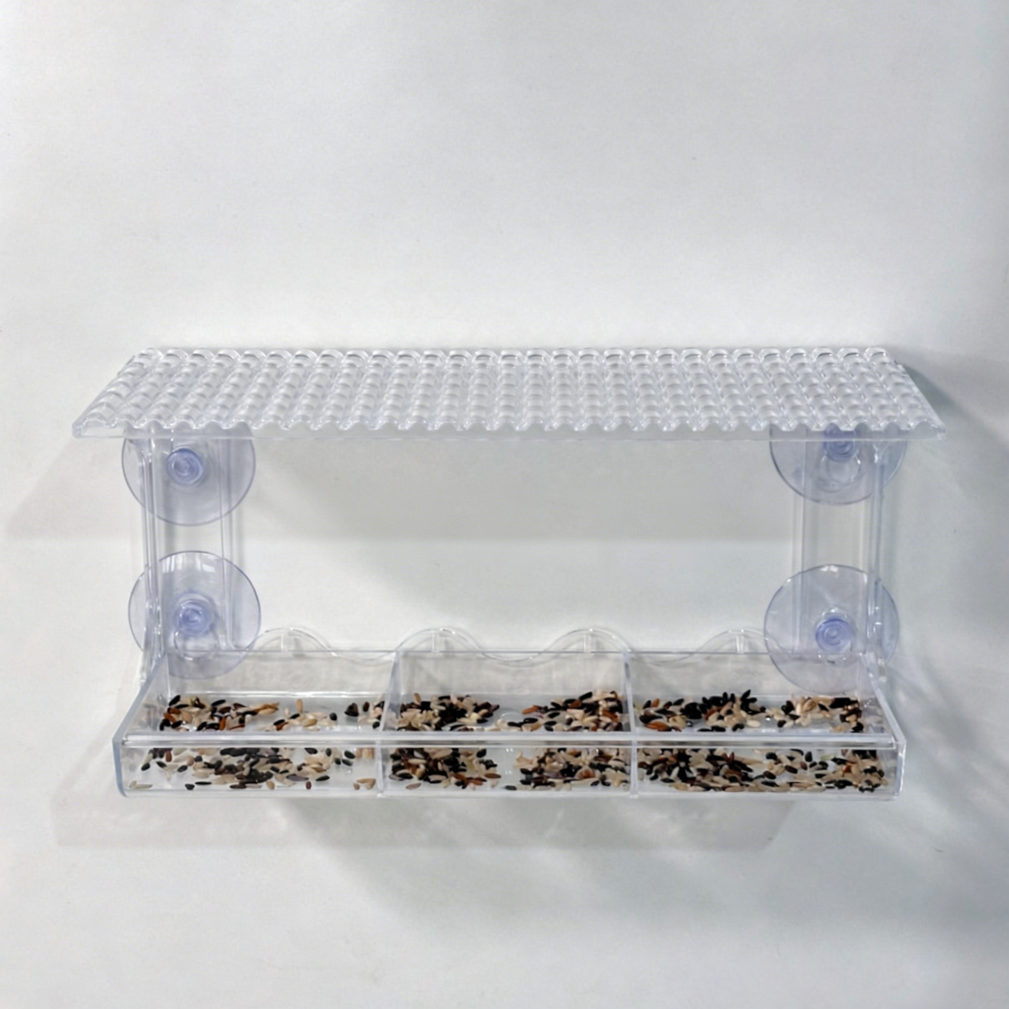 Outdoor Window-Style Transparent Bird Feeder