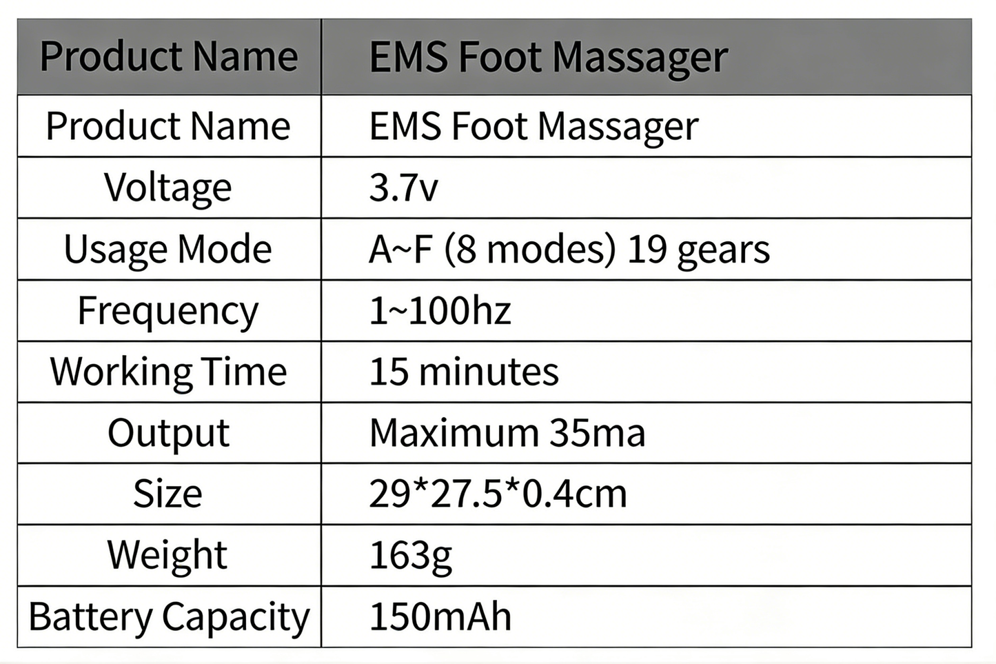 Smart EMS Foot Massager