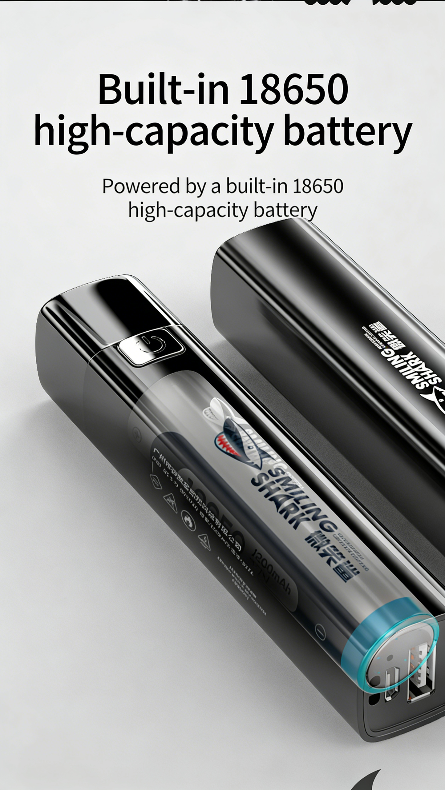 Mini High-Power USB Rechargeable Flashlight