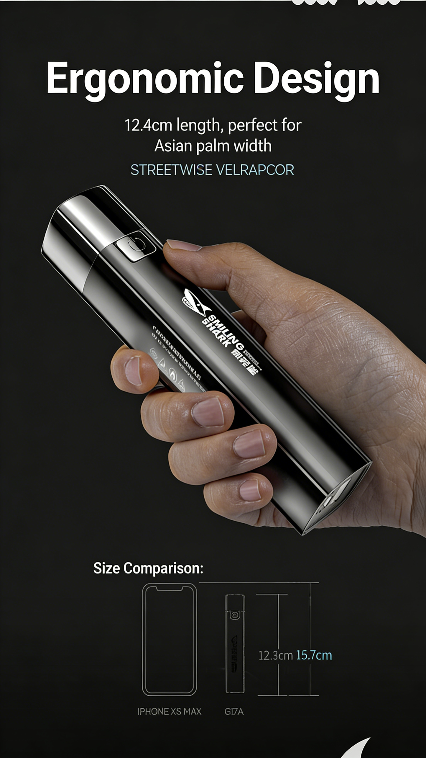 Mini High-Power USB Rechargeable Flashlight