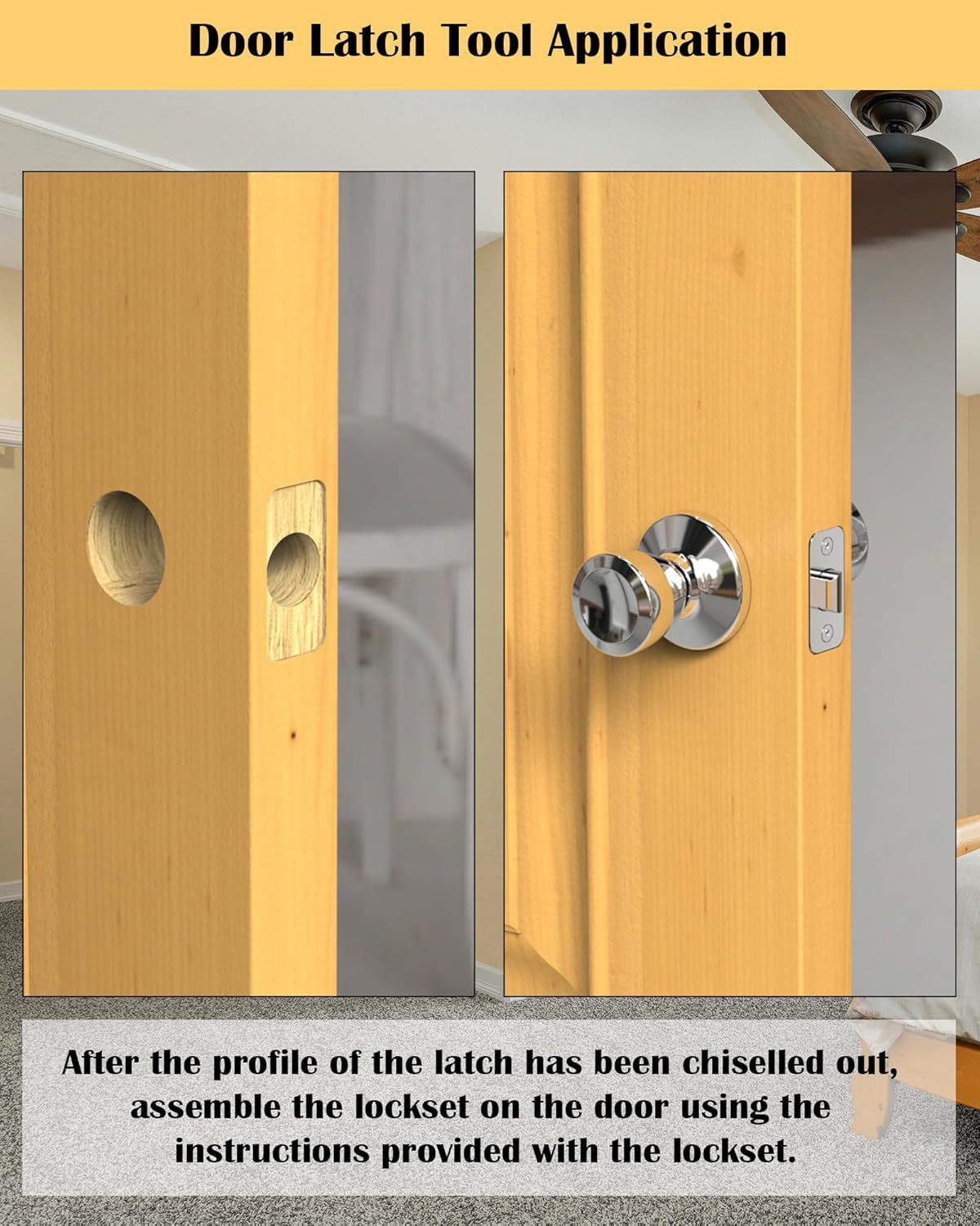 Door Latch Mortise Tool Kit