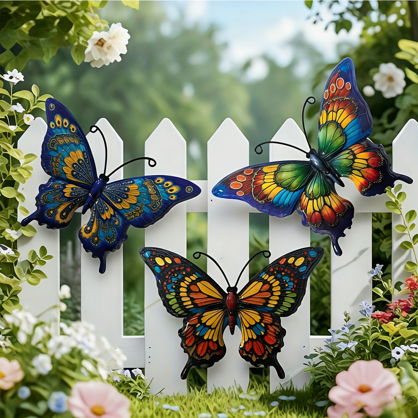 Butterfly-Shaped Acrylic Garden Decorative Ornament