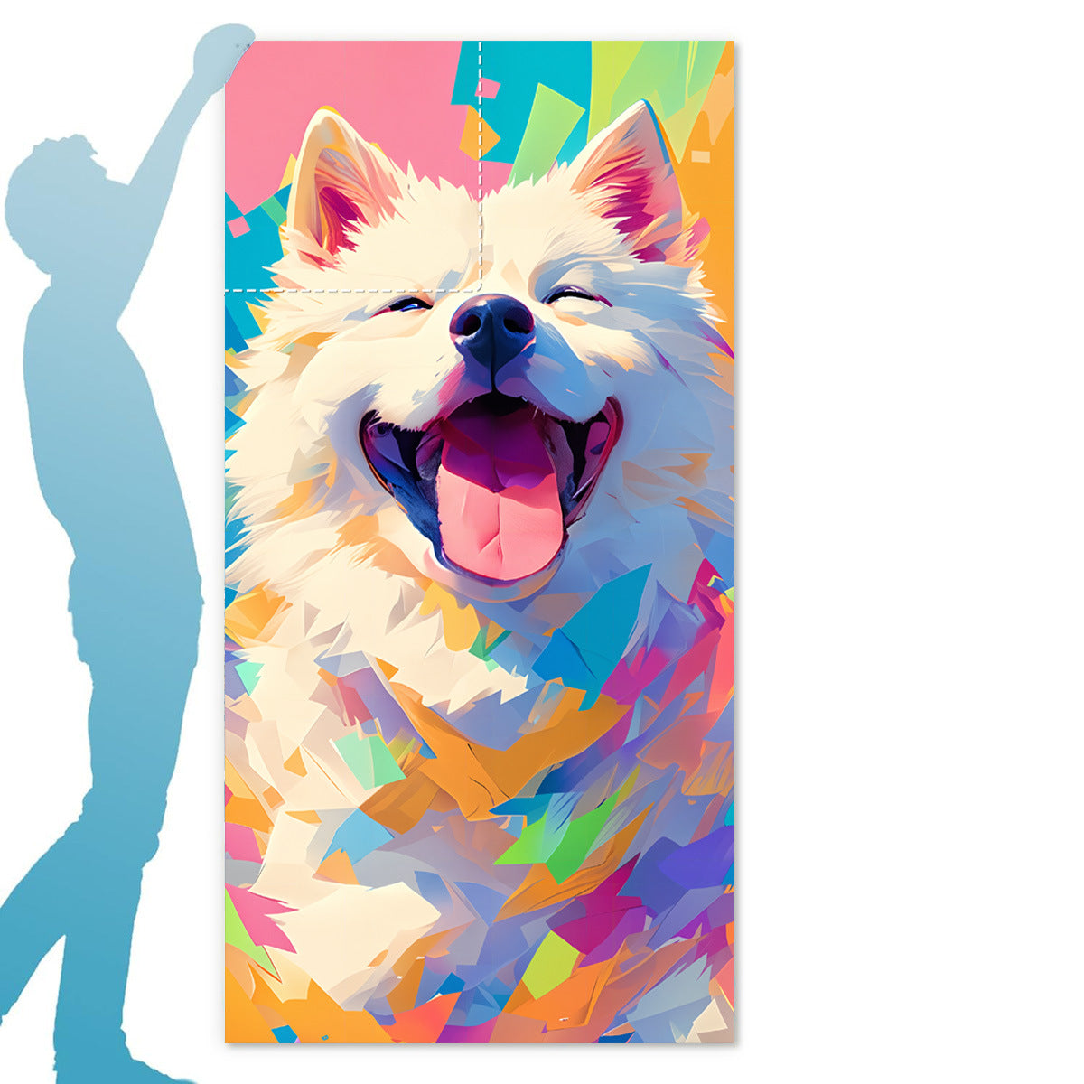 2-in-1 Foldable Printed Beach Towel