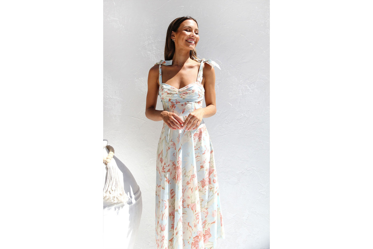 **Slipper Print Midi Dress**