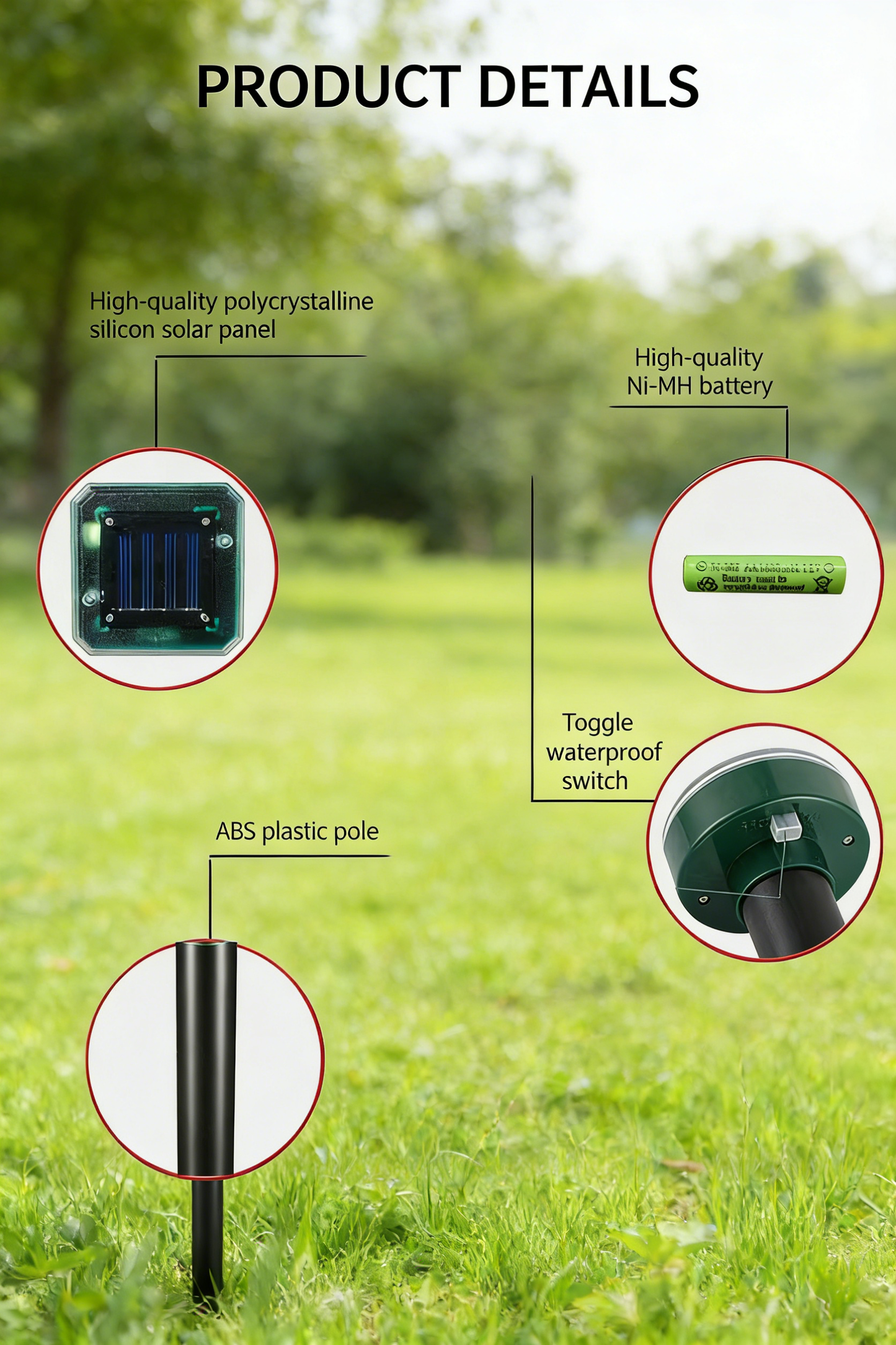 Solar-Powered Ultrasonic Multifunctional Repellent