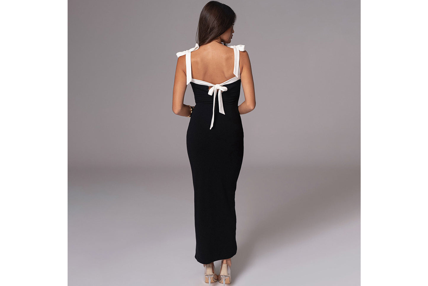 **Reversible Slim Fit Maxi Dress**