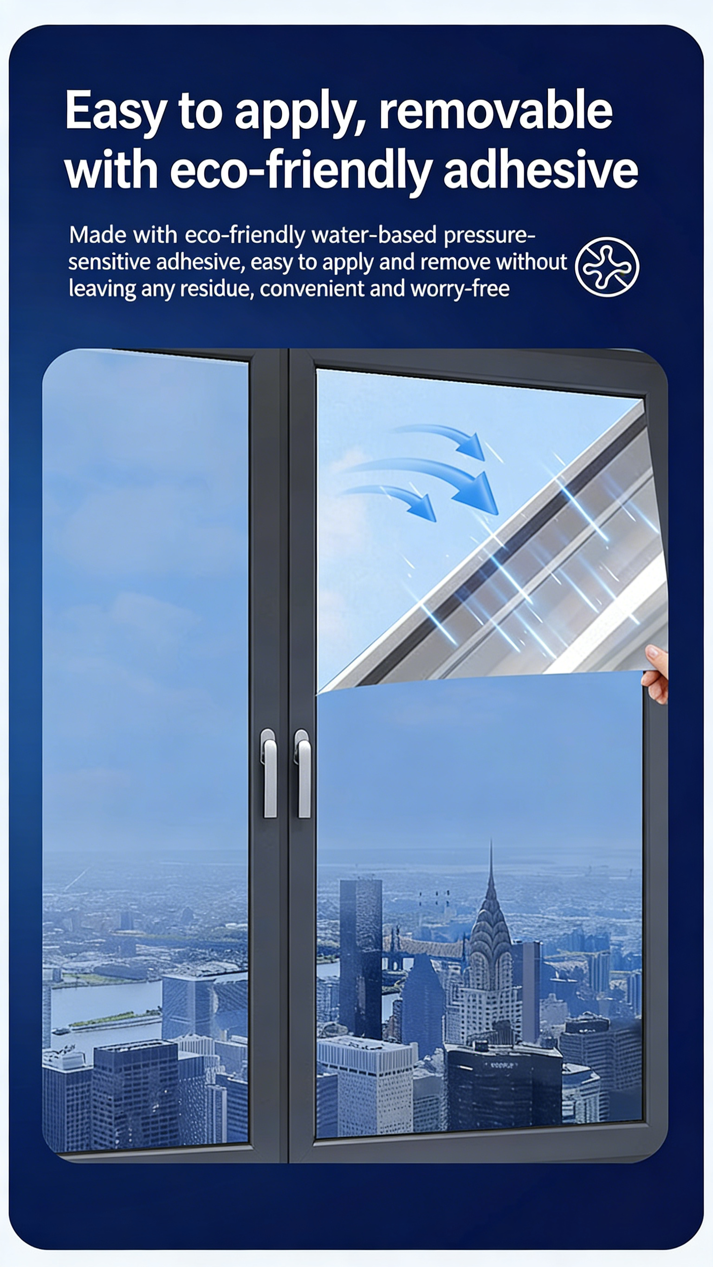 Home One-Way View Glass Sunscreen and Heat Insulation Film