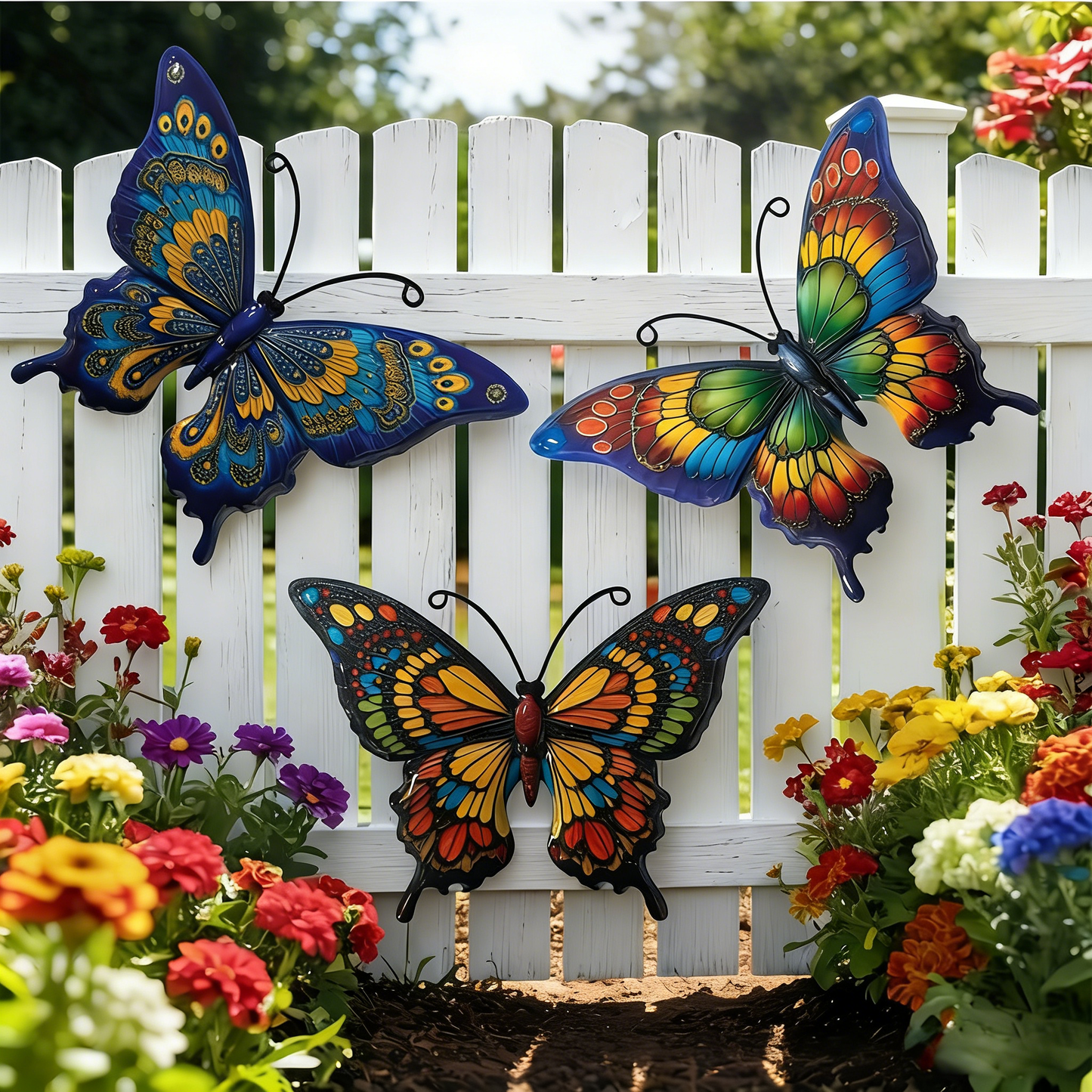 Butterfly-Shaped Acrylic Garden Decorative Ornament