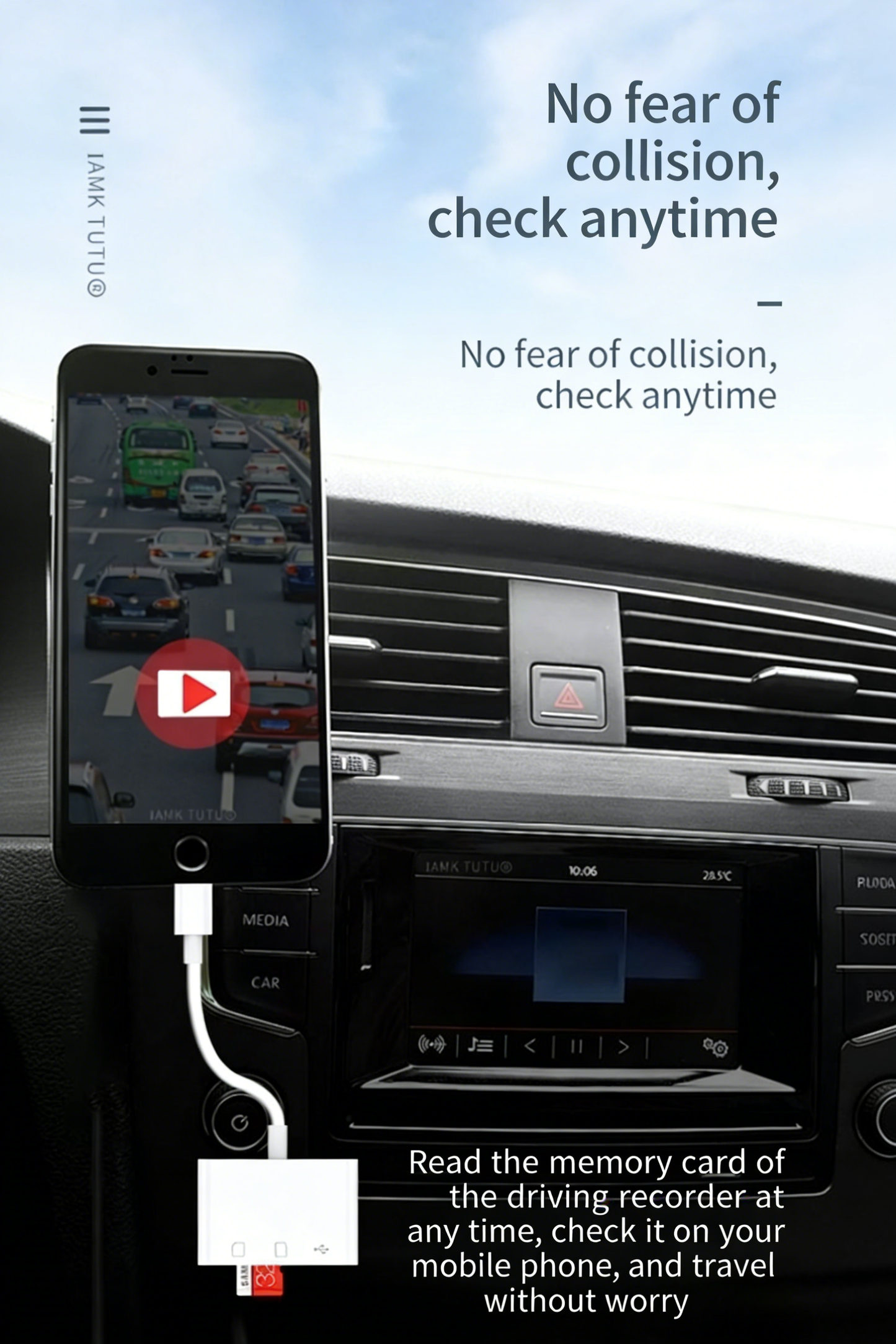TYPE-C 3-in-1 Multifunctional Card Reader