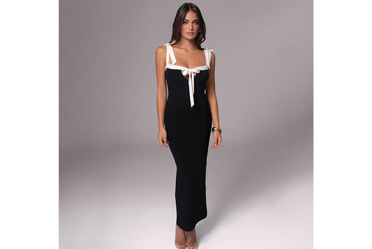 **Reversible Slim Fit Maxi Dress**