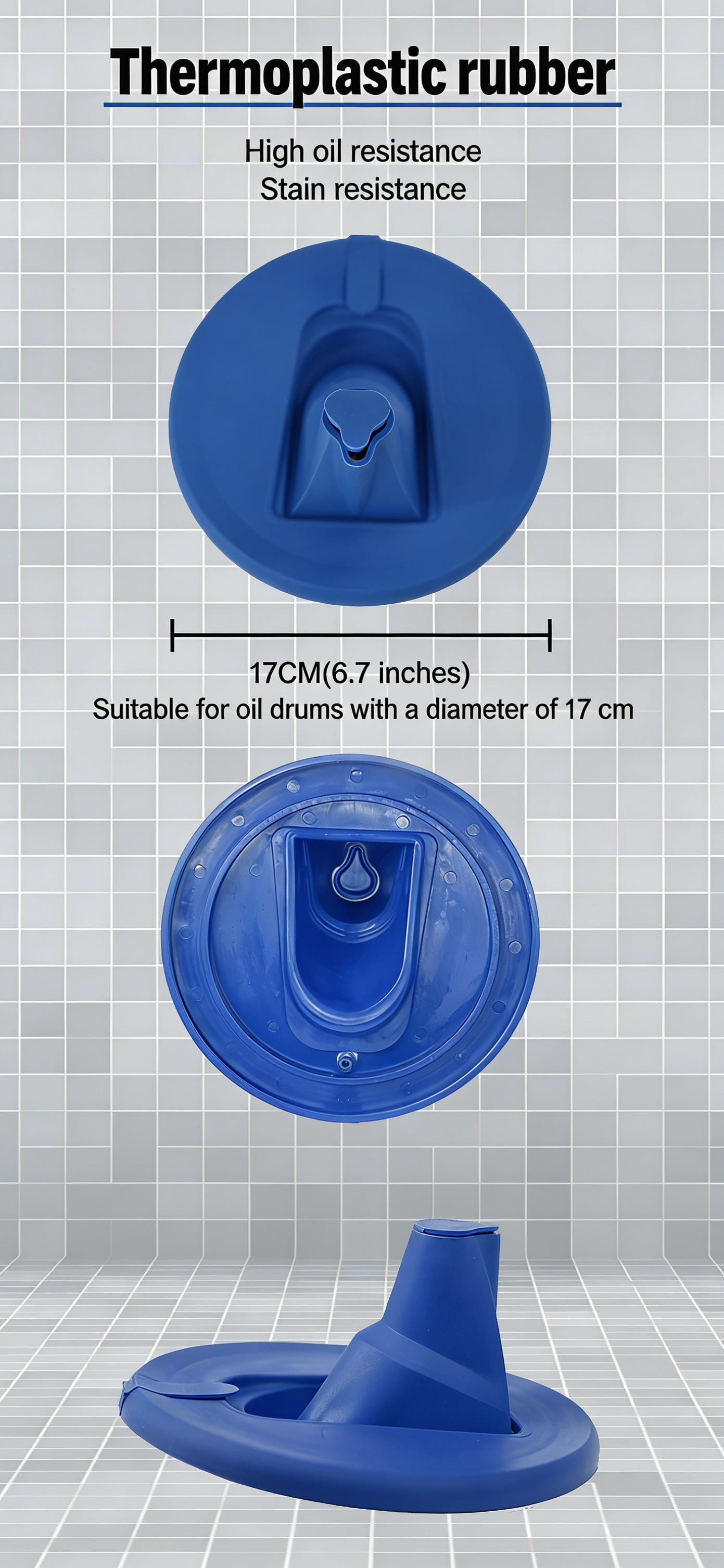 Multifunctional Foldable Paint Bucket Lid