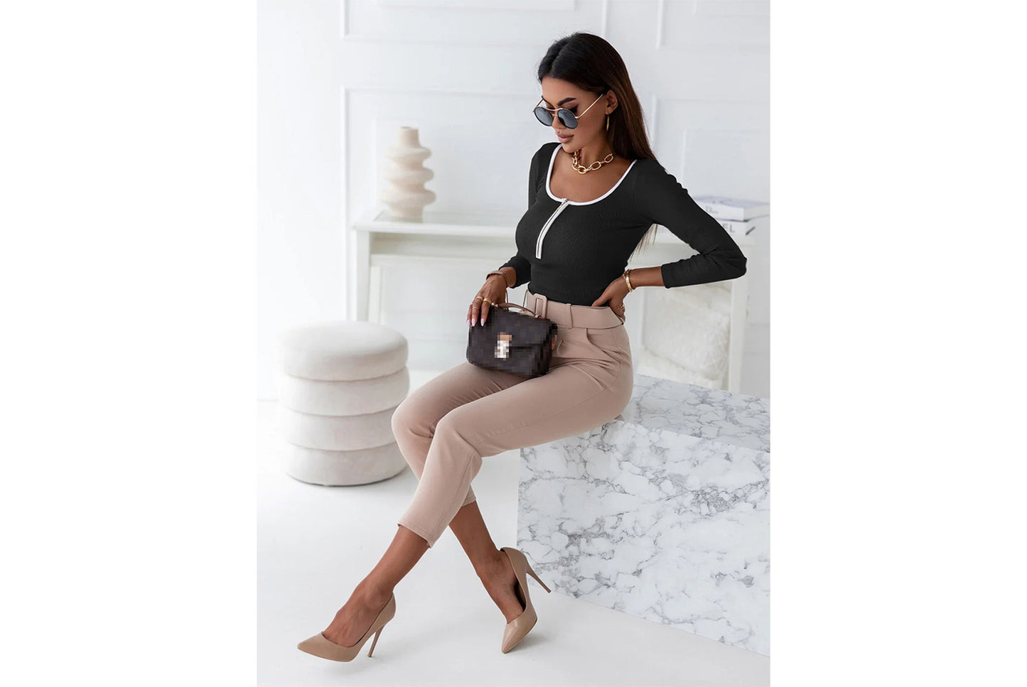 **Slim Fit Bodysuit T-shirt Long Sleeve Base Layer**