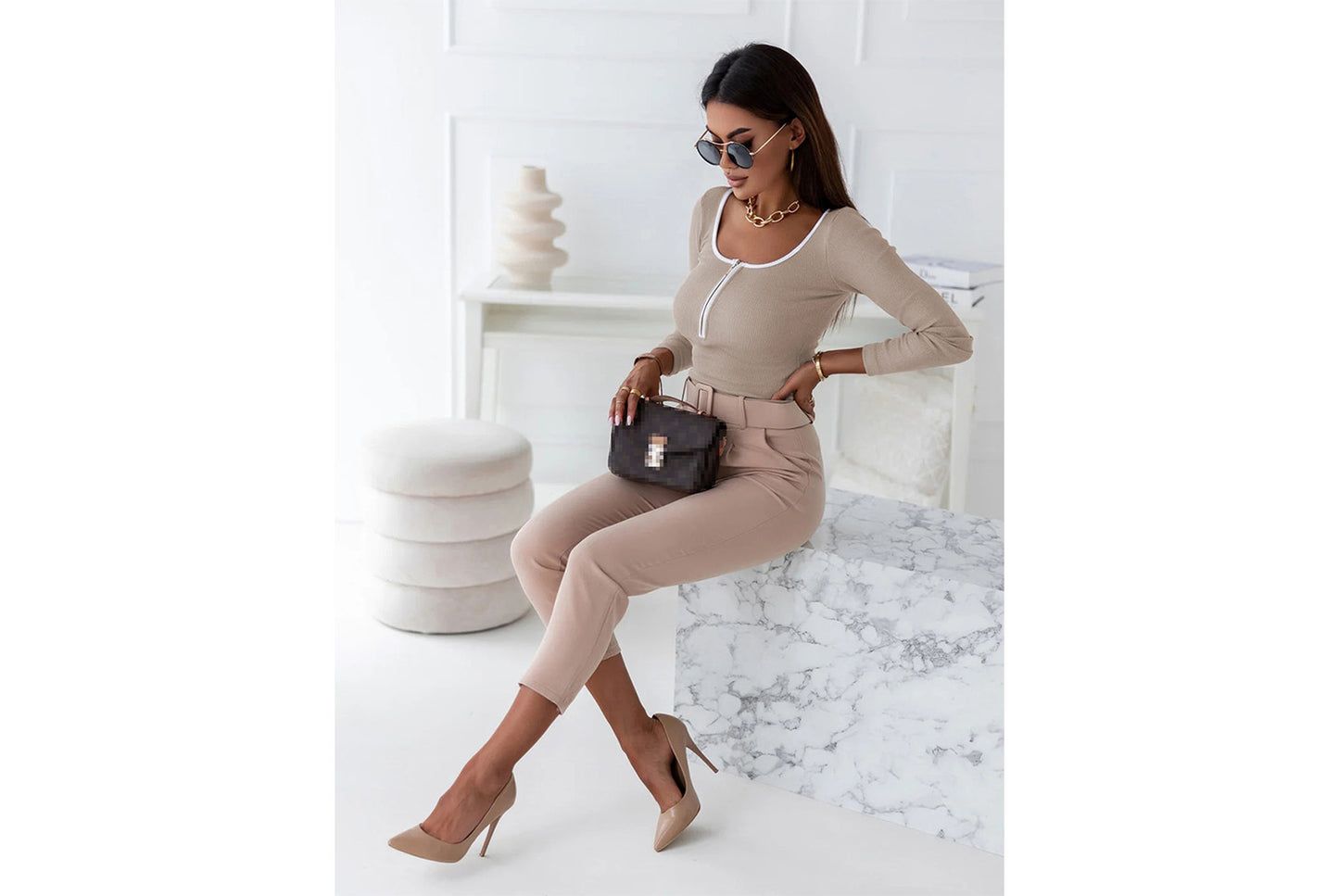 **Slim Fit Bodysuit T-shirt Long Sleeve Base Layer**