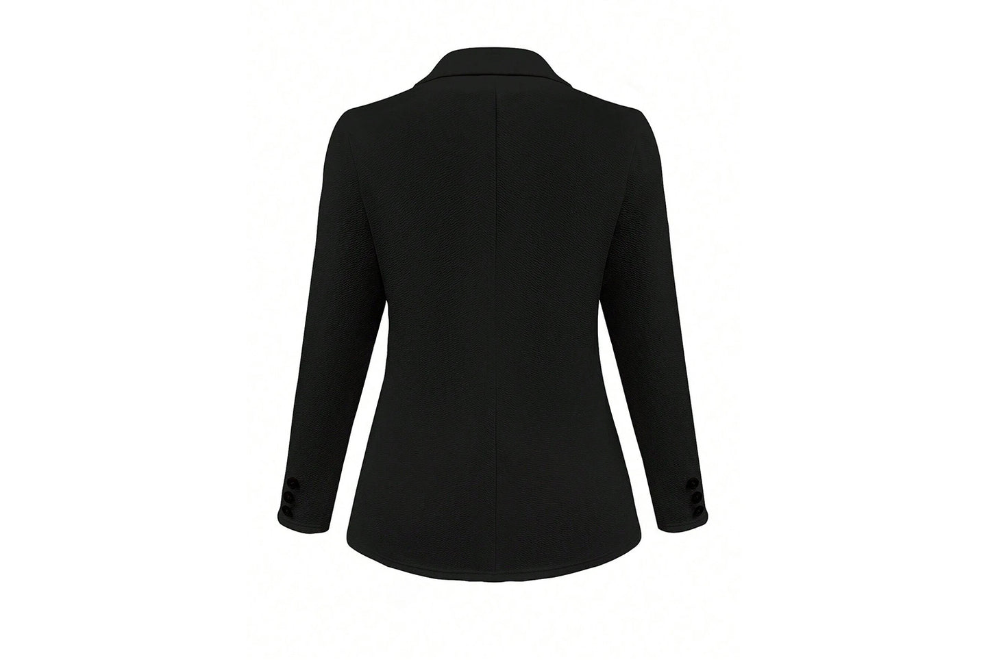 **Slim-fitting, stylish long-sleeved, button-embellished jacket**