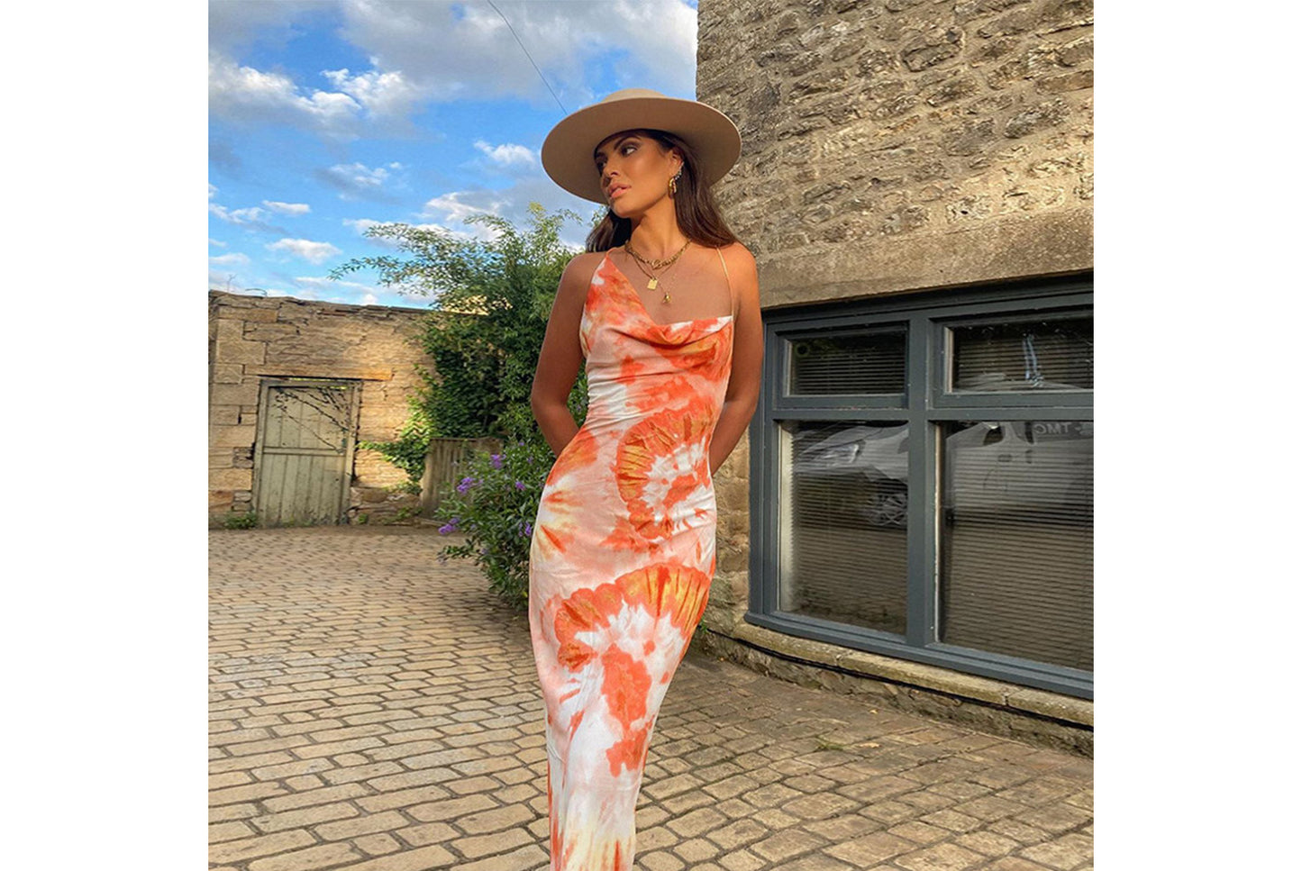 **Sexy Halter Backless Maxi Dress**