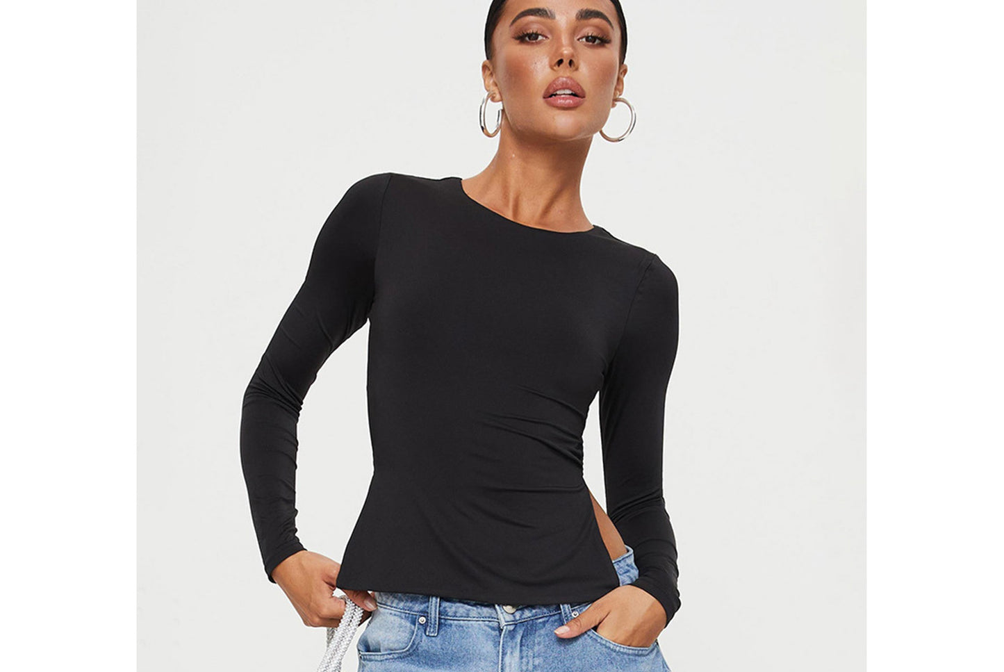 **Slim Fit Streetwear Base Layer Shirt**