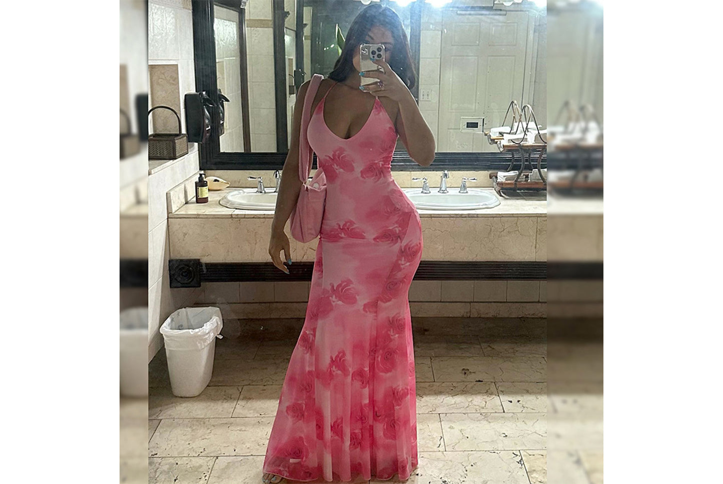 **Sexy Backless Strapless Mermaid Maxi Dress**