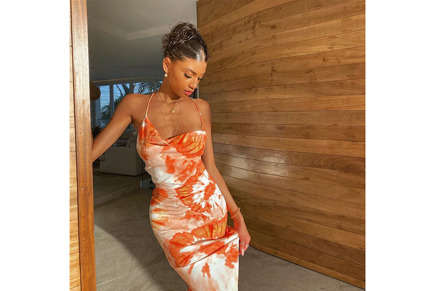 **Sexy Halter Backless Maxi Dress**