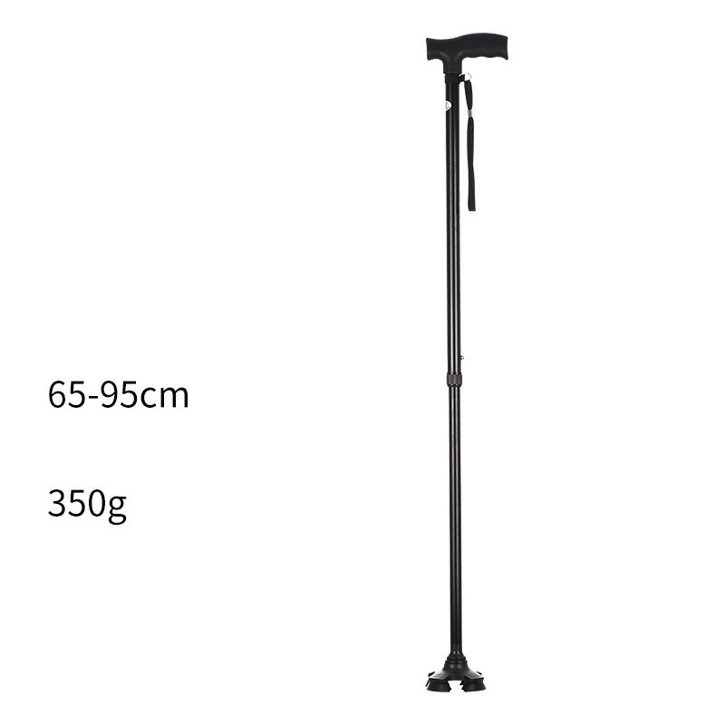 # Aluminum Alloy Telescopic Anti-Slip Four-Legged Walking Stick