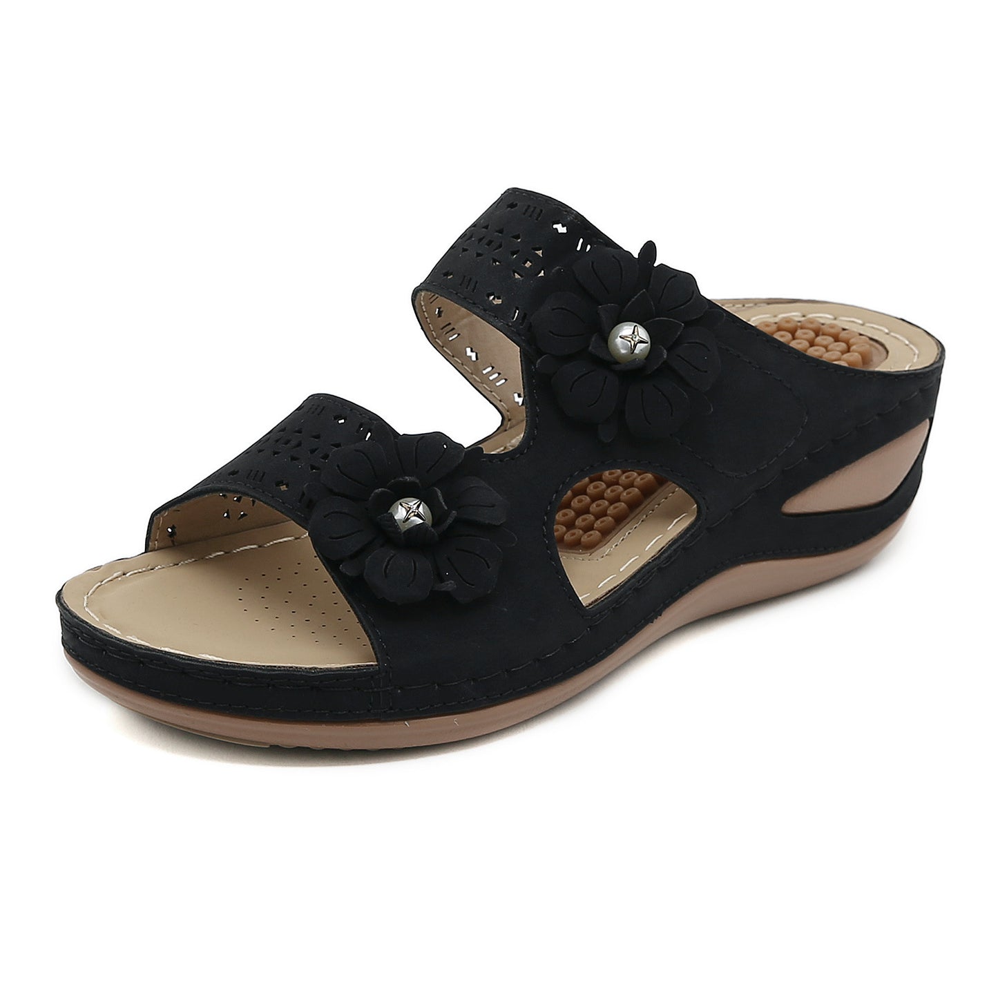 # Women's Plus Size Wedge Heel Casual Slippers