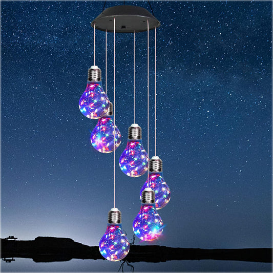 Solar Bulb Wind Chime Garden Light