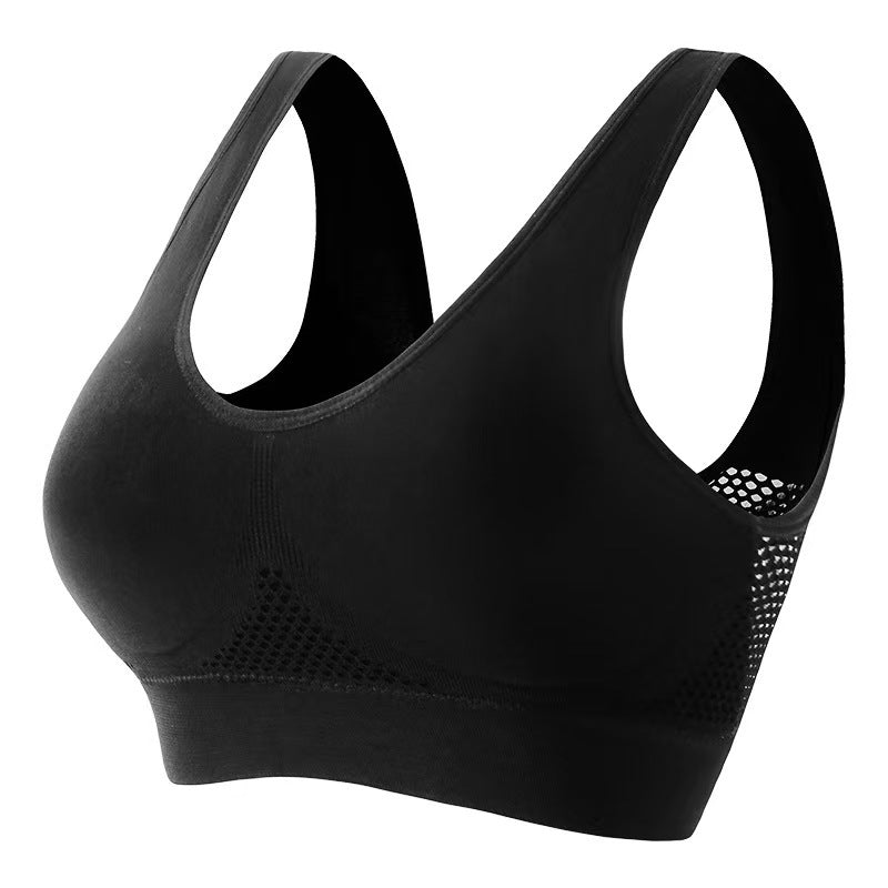 Mesh-lined Breathable Sports Bra