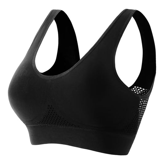 Mesh-lined Breathable Sports Bra