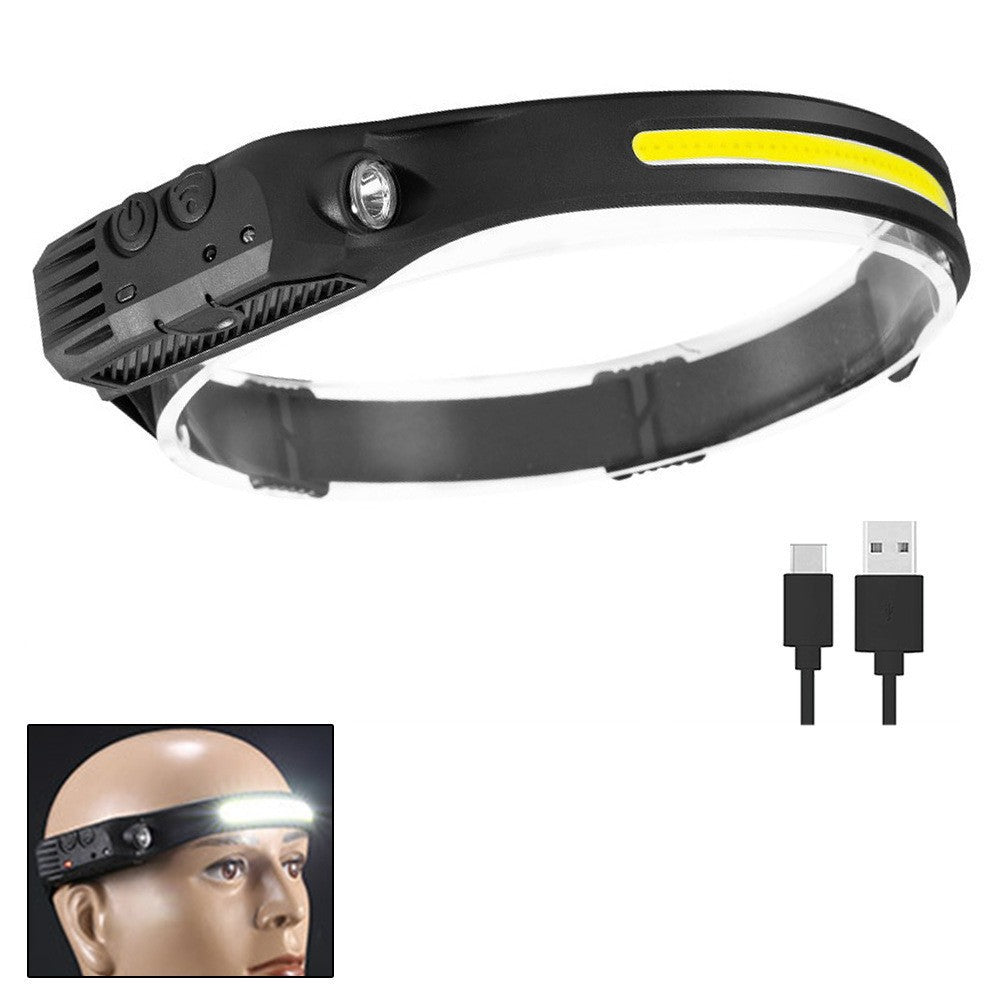 COB Silicone Sensor Headlamp