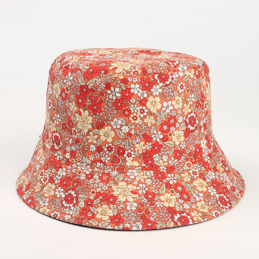 # Floral Print Reversible Bucket Hat