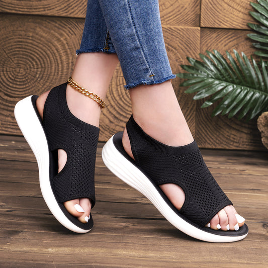 Women's Flyknit Open-Toe Beach Sandals
