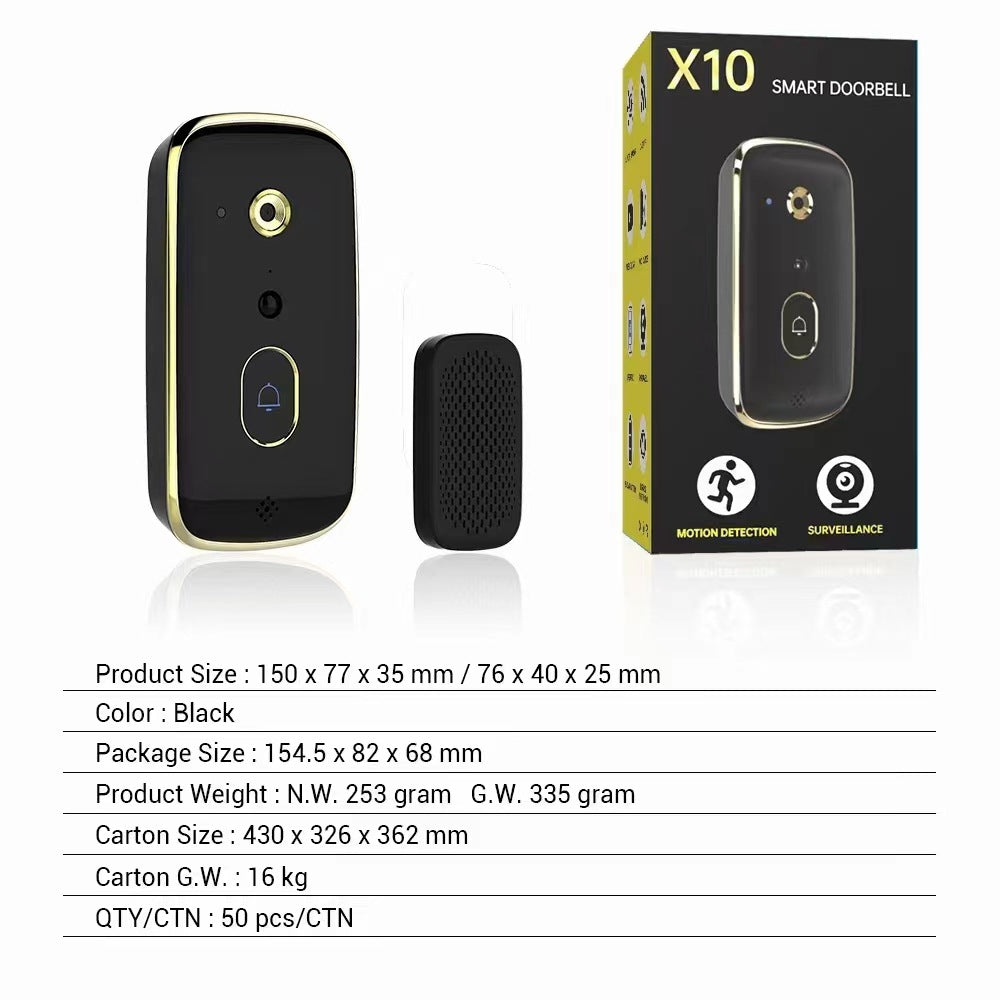# Smart Video Doorbell X10