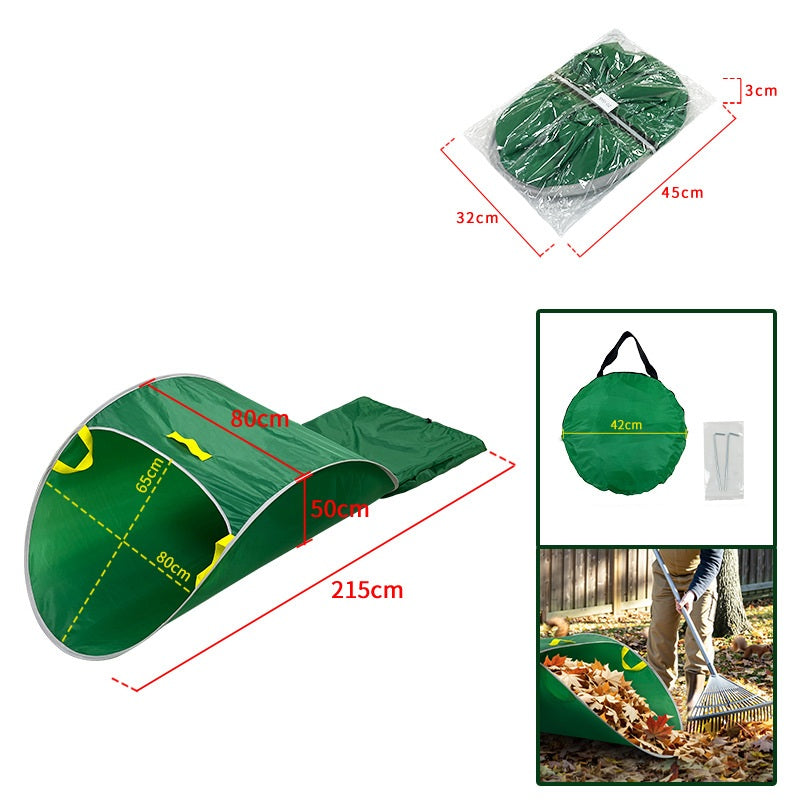 Portable Quick-Open Folding Leaf Bag