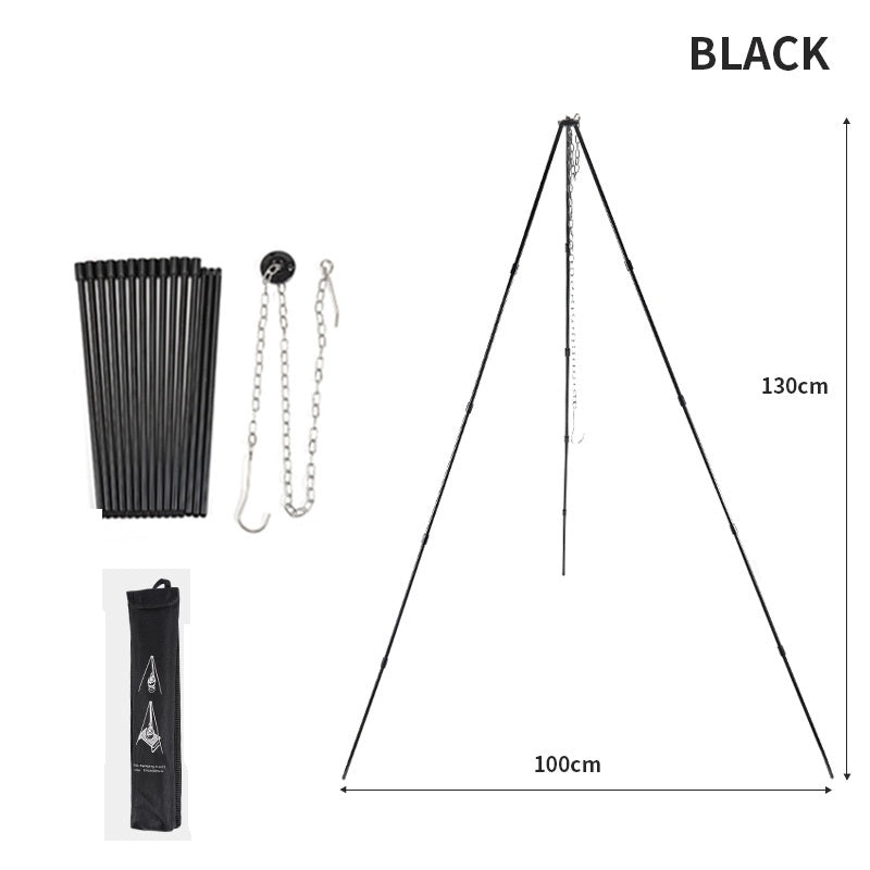 # Five-Section Outdoor Campfire Pot Tripod