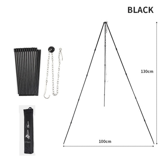 # Five-Section Outdoor Campfire Pot Tripod