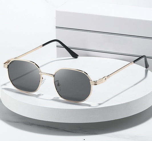 # New Metal Frame Oval Men's Sunglasses