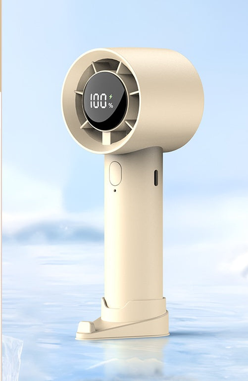 Handheld Digital Display Portable Fan