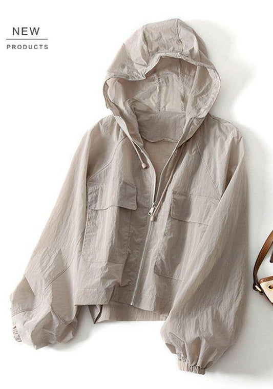 Women's Hooded Loose-fitting Thin Sun Protection Shirt