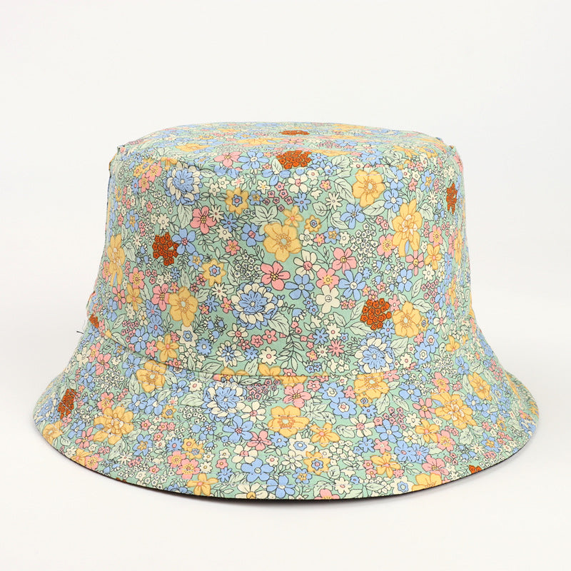 # Floral Print Reversible Bucket Hat